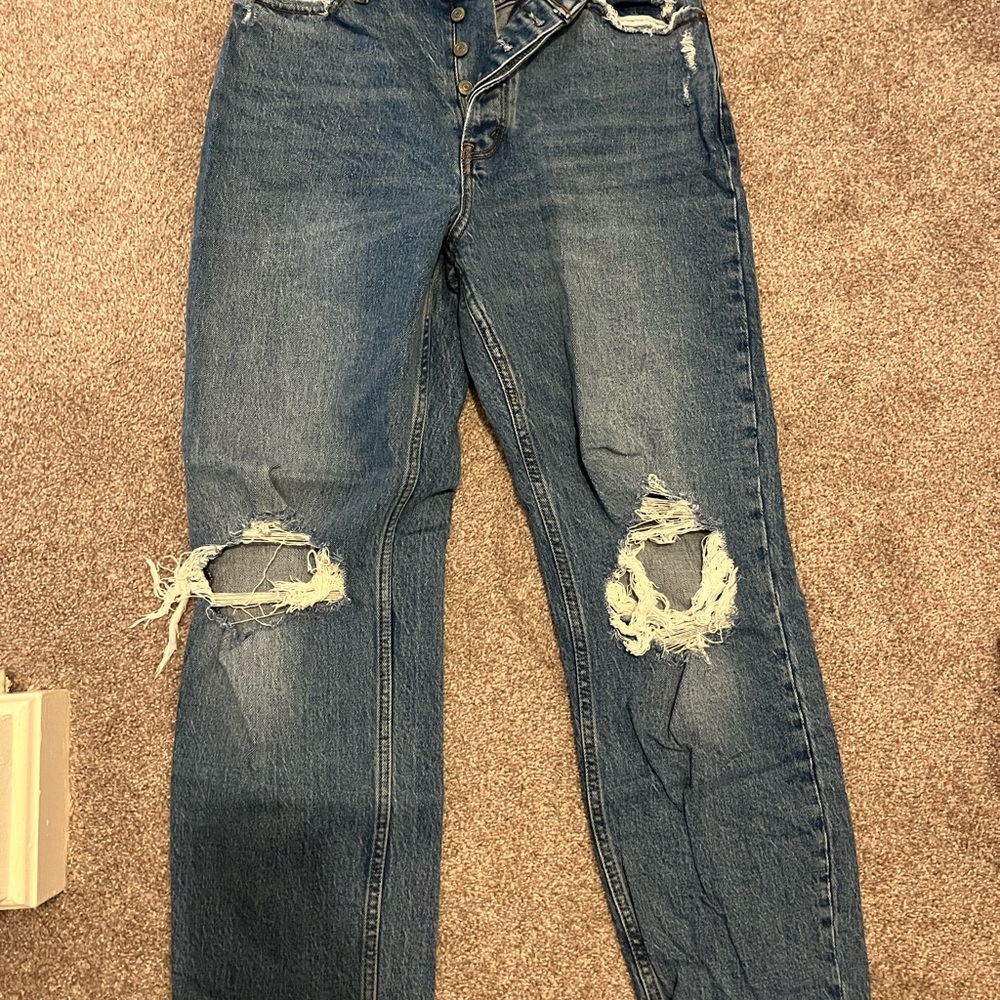 Abercrombie & Fitch High Rise Blue Jeans